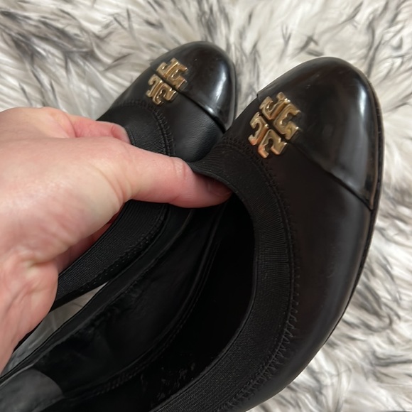 Tory Burch ballet flats 7 1/2 black - Picture 11 of 12